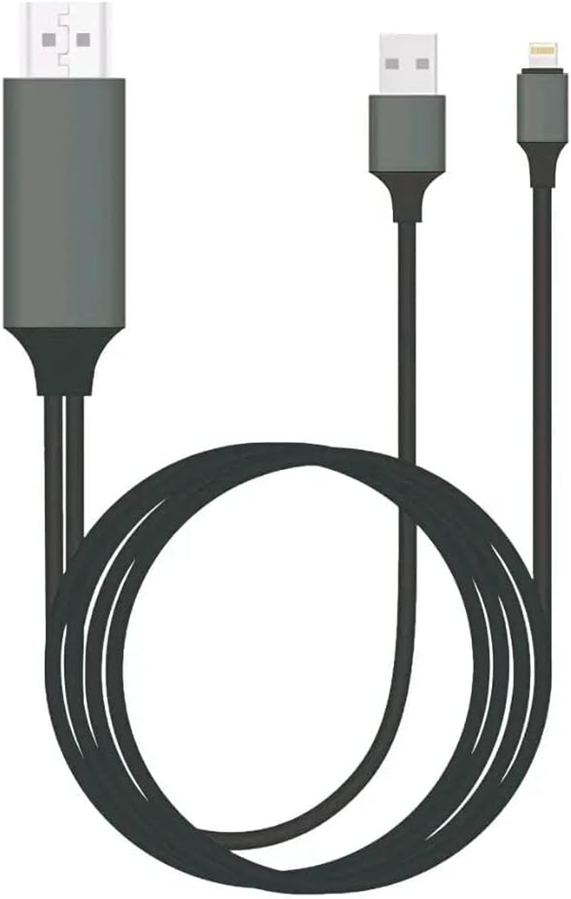 8Ware Plug and Play Apple Compatible PIN to HDMI Cable for Iphone and Ipad, 2 Meter