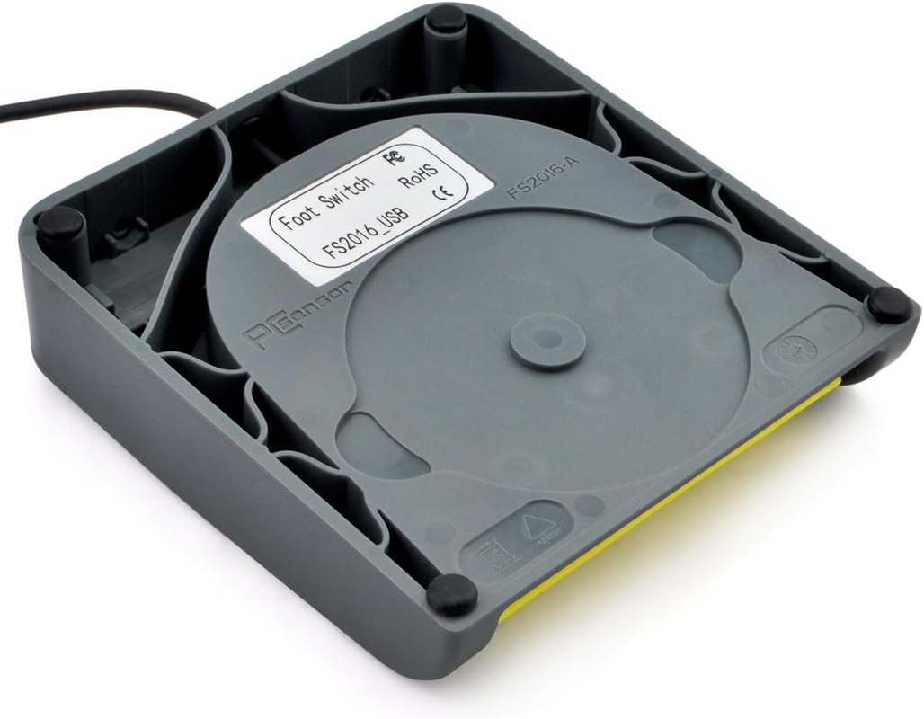 Ikkegol USB Single Foot Switch Control One Key Customized Computer Keyboard Action Pedal HID (Grey) image number 3