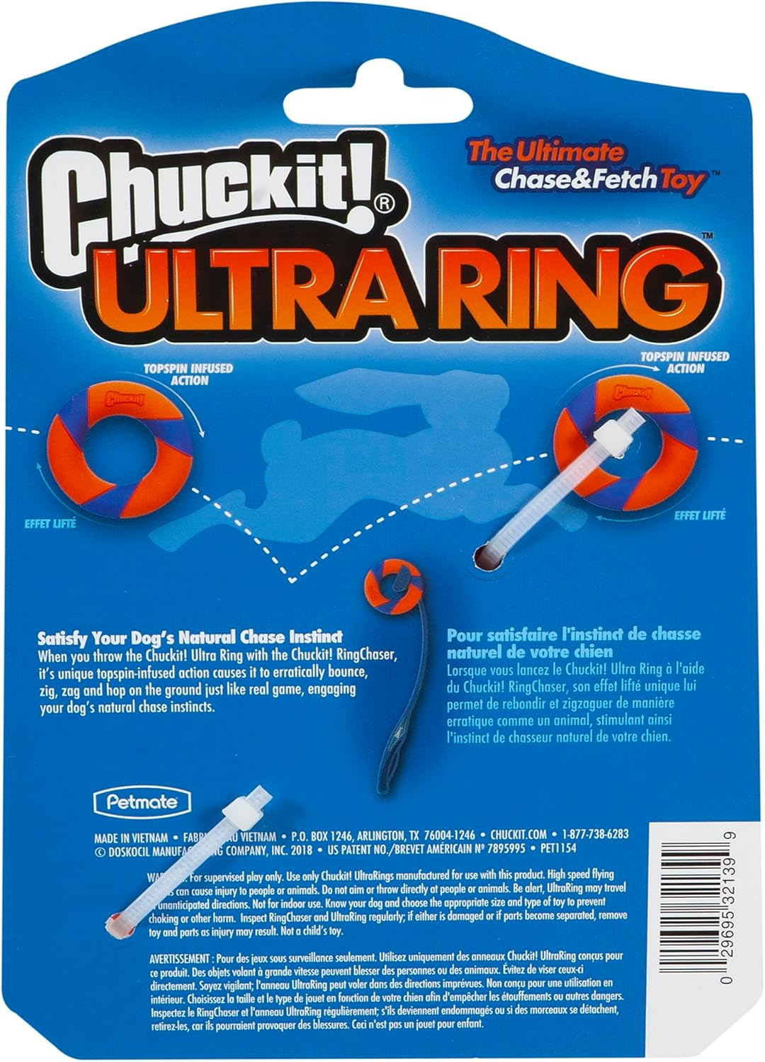 Chuckit! Ultra Ring Dog Toy, 12 X 2.5 Cm Size