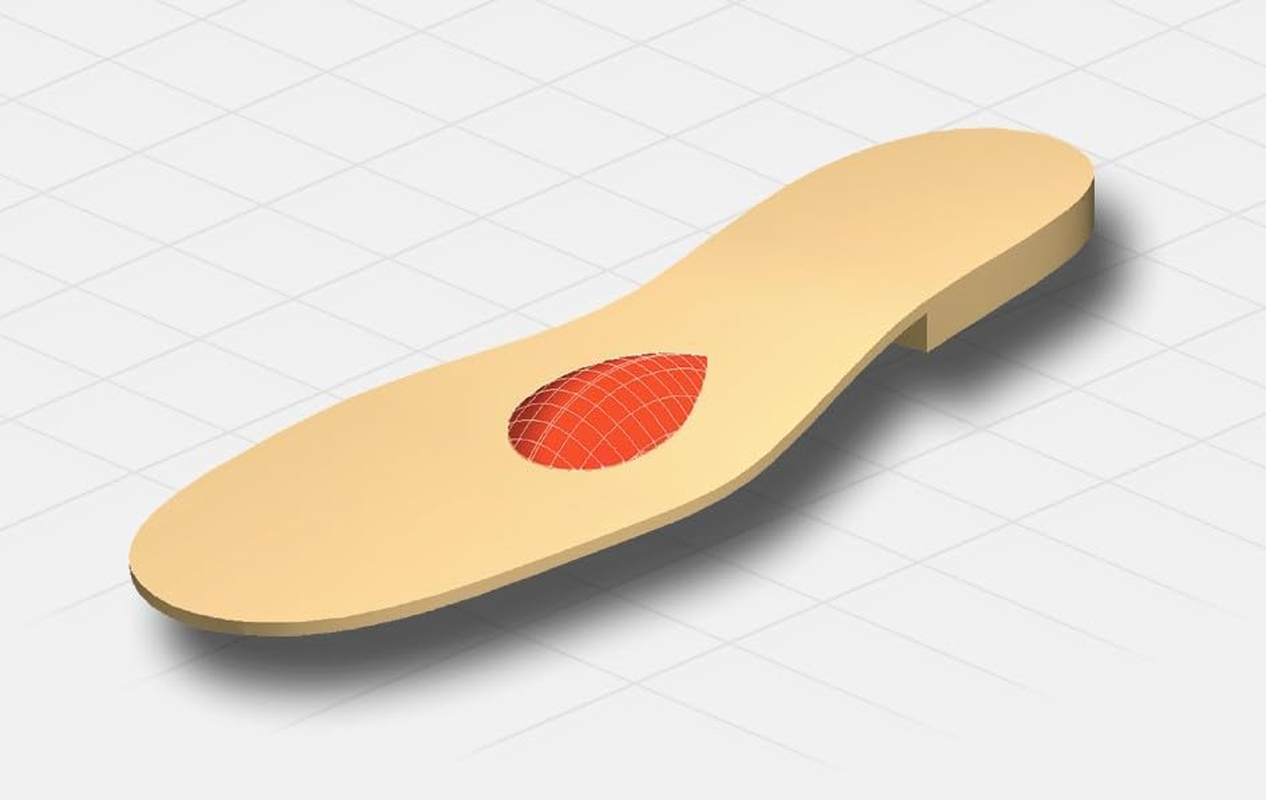 T-Form Anatomically Correct Metatarsal Arch Pads to Lift and Shape, Leather image number 1