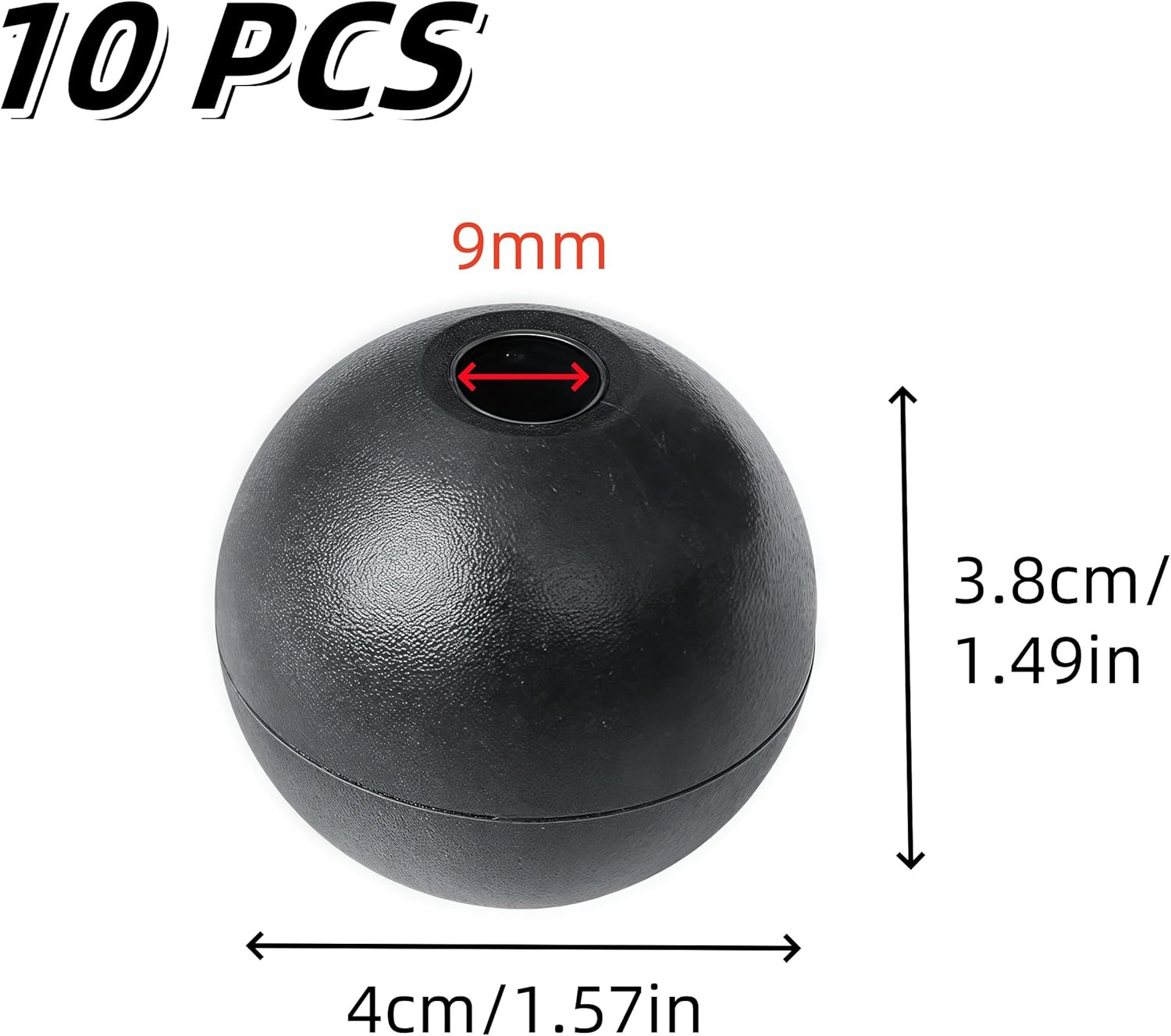 10 PCS Fitness Pulley Cable Ball Stopper,Wizefolk Stop Balls Joint Parts,Gym Machine Accessories,Pulling Wire Gym Machine Rope Interface Port Cable Attachment image number 1