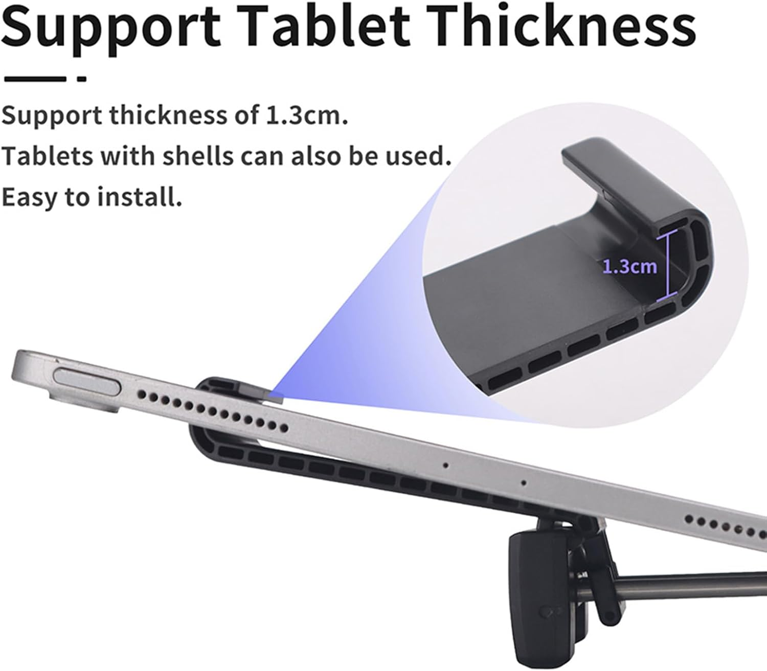 Remote Control Tablet Extended Bracket Extended Mounting Clip for DJI Neo/Air 3S/3/2S/2/Mini 3/2/SE/4 Pro, Remote Controller RC-N1/N2/N3 Tablet Adjustable Extended Mounting (Large(5.91-7.09Inch))