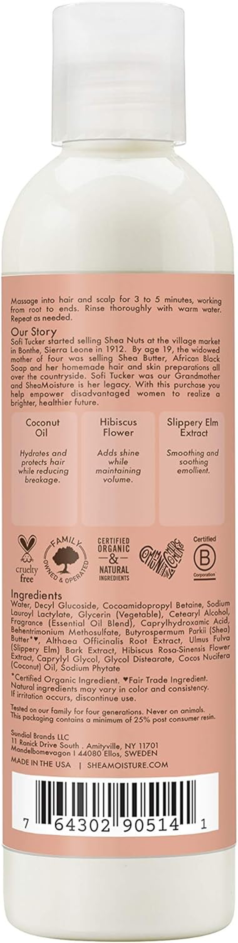 Shea Moisture Kids Curl & Shine 2-In-1 Shampoo & Conditioner 8Oz image number 1