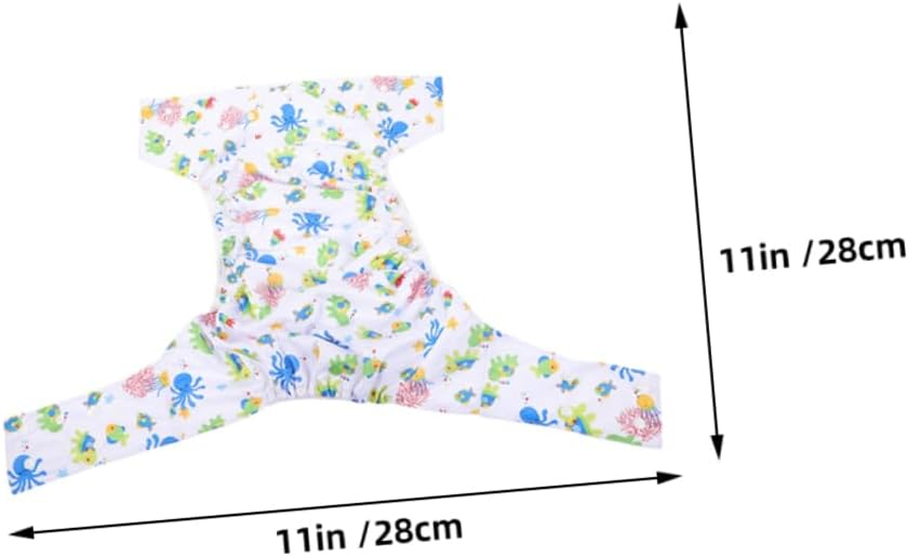 Generic 2Pcs Diapers Reusable Diapers Cloth Diapers Care Diapers Adjustable Pants Adults Diapers Mens Diapers Polyester