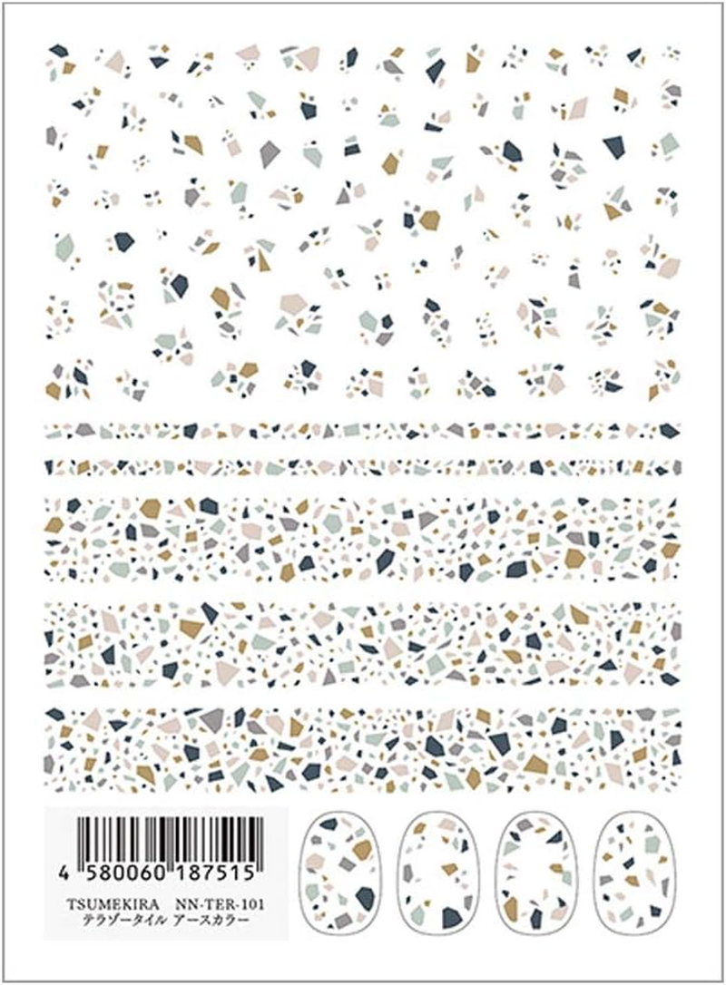 TSUMEKIRA NN-TER-101 Terrazzo Tile, Earth Color image number 3