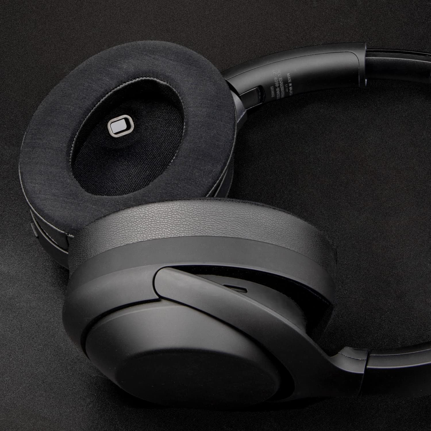 SOULWIT Cooling-Gel Earpads Replacement for Sony WH-1000XM4 (WH1000XM4) Headphones, Ear Pads Cushions with High-Density Noise Isolation Foam, Added Thickness, without Affecting Sensor - Black image number 2