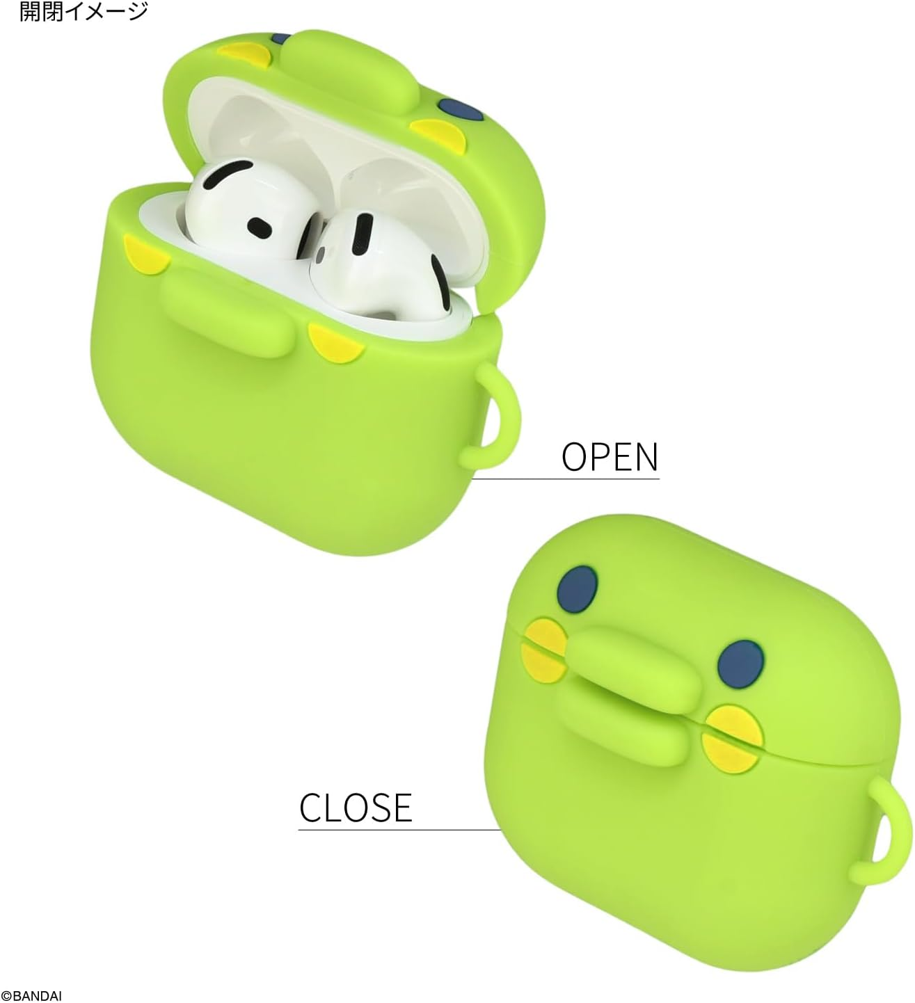 Gourmandies Bandai BTC-06B Tamagotchi Airpods 4 Silicone Case image number 2