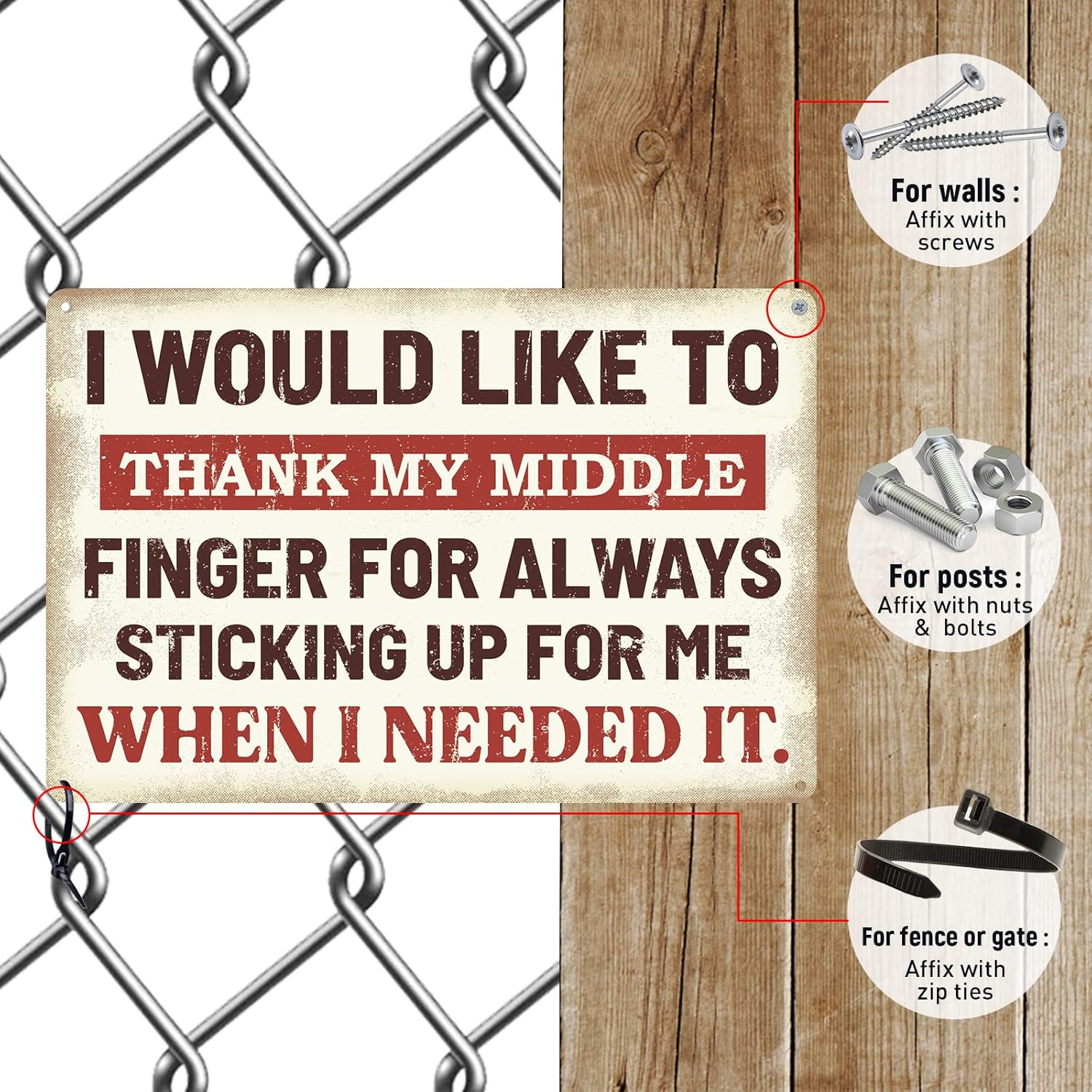 Rousen Man Cave Decor, Funny Bar Signs, Cool Stuff for Men, Sarcastic Tin Signs, Suitable for Garage, Cafe, Office, Kitchen, Home Bar, RV, Aluminum Sign 12X8 Inch, 4 Holes for Easy Hanging image number 2