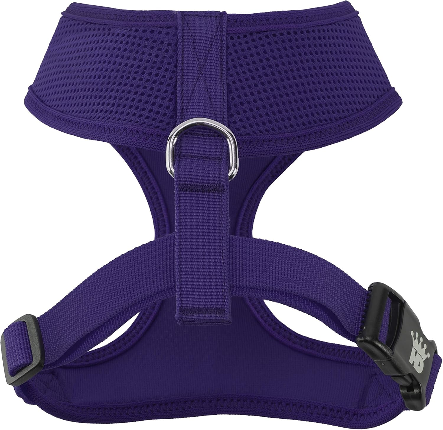 Hip Doggie HD-6PMHPR Ultra Comfort Harness Vest Dog Harness XL Purple image number 2