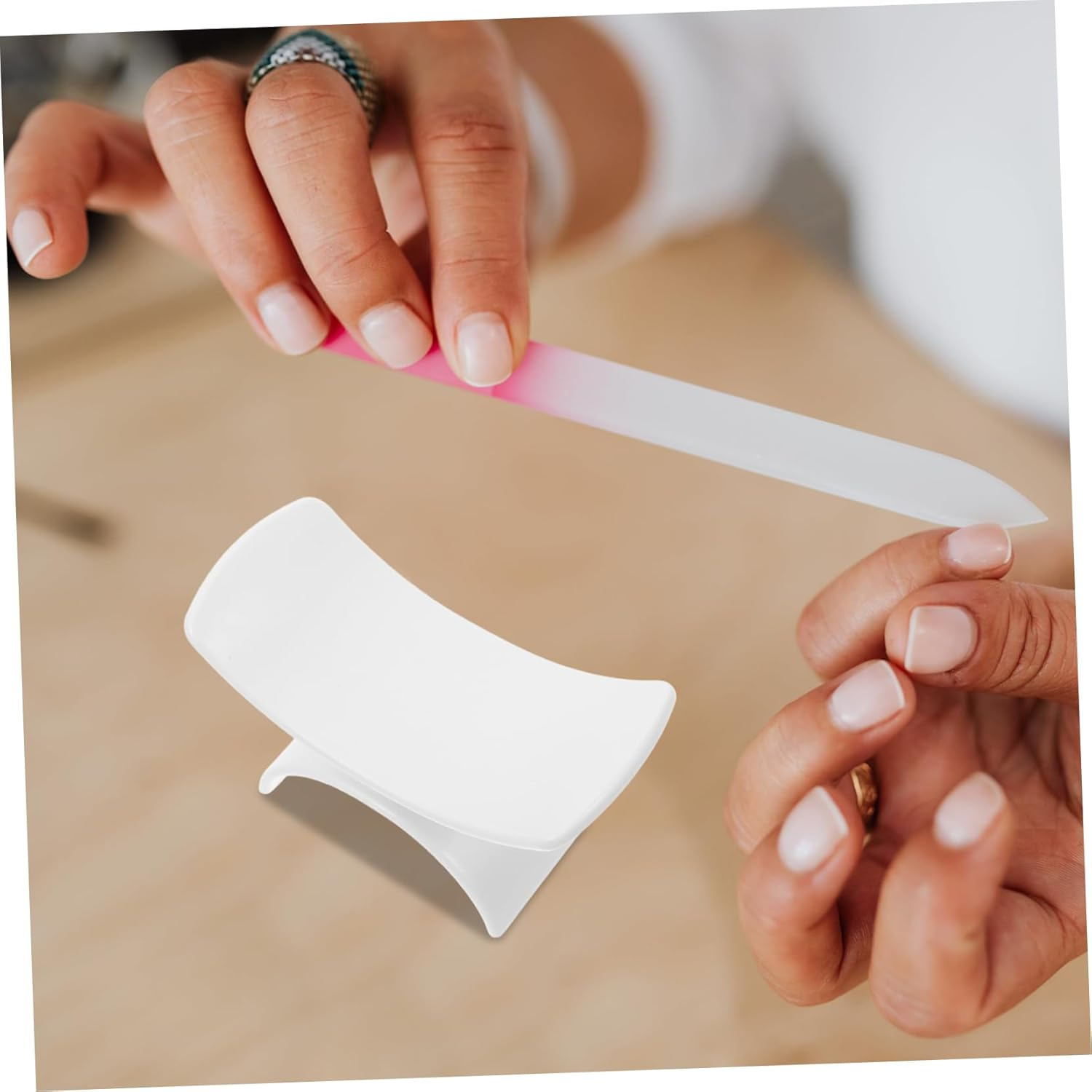 LALADEFIEE Nail Mat Nail Supplies Ergonomic Hand Rest Pillow Wrist Rest for Manicure image number 1