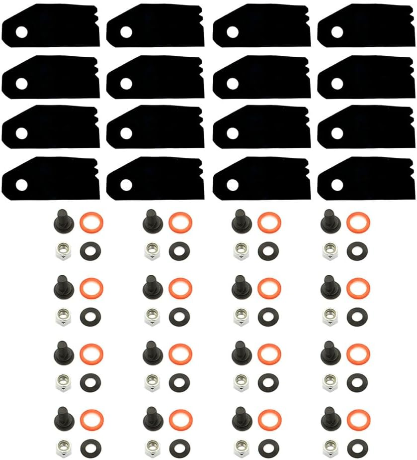 8Pcs Blades & Bolts Set for Victa 18" Mulch & Catch Mower from 1998 CA09434S image number 3