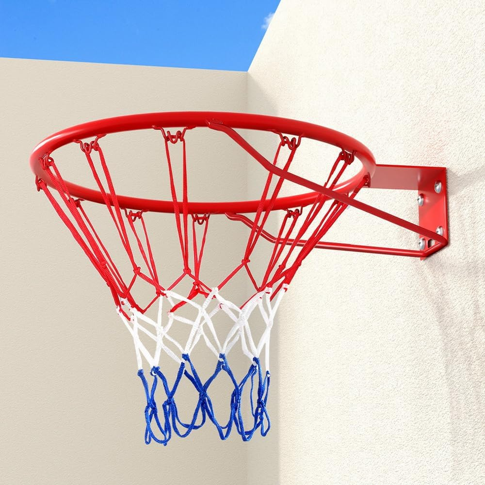 Everfit Basketball Ring Hoop Rim Goal Net 45CM Wall Mounted Outdoor Hanging image number 3
