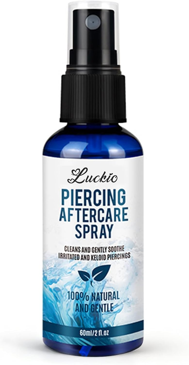 Piercing Aftercare Spray and Keloid Bump Removal &ndash; Sea Salt Spray for Body and Facial Piercings &ndash; Ear, Nose, Navel, Oral & Body Piercing Cleaner, Aftercare Solution for New Piercings image number 3