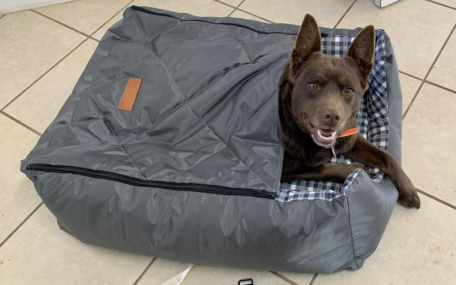 Drovers Dog and Co Swag- Memory Foam - Durable - Scratch and Stain Resistant - Camping - Dog Bed (Large) image number 2