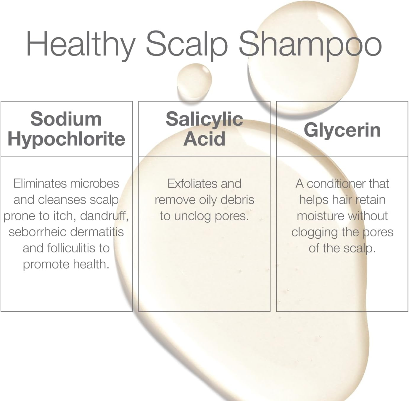 Cln&reg; Shampoo - Clarifying Formula with Salicylic Acid, for Normal to Oily Scalp Prone to Folliculitis, Dandruff, Itchy & Flaky Scalp, Fragrance-Free & Paraben-Free, 8 Fl. Oz. image number 4