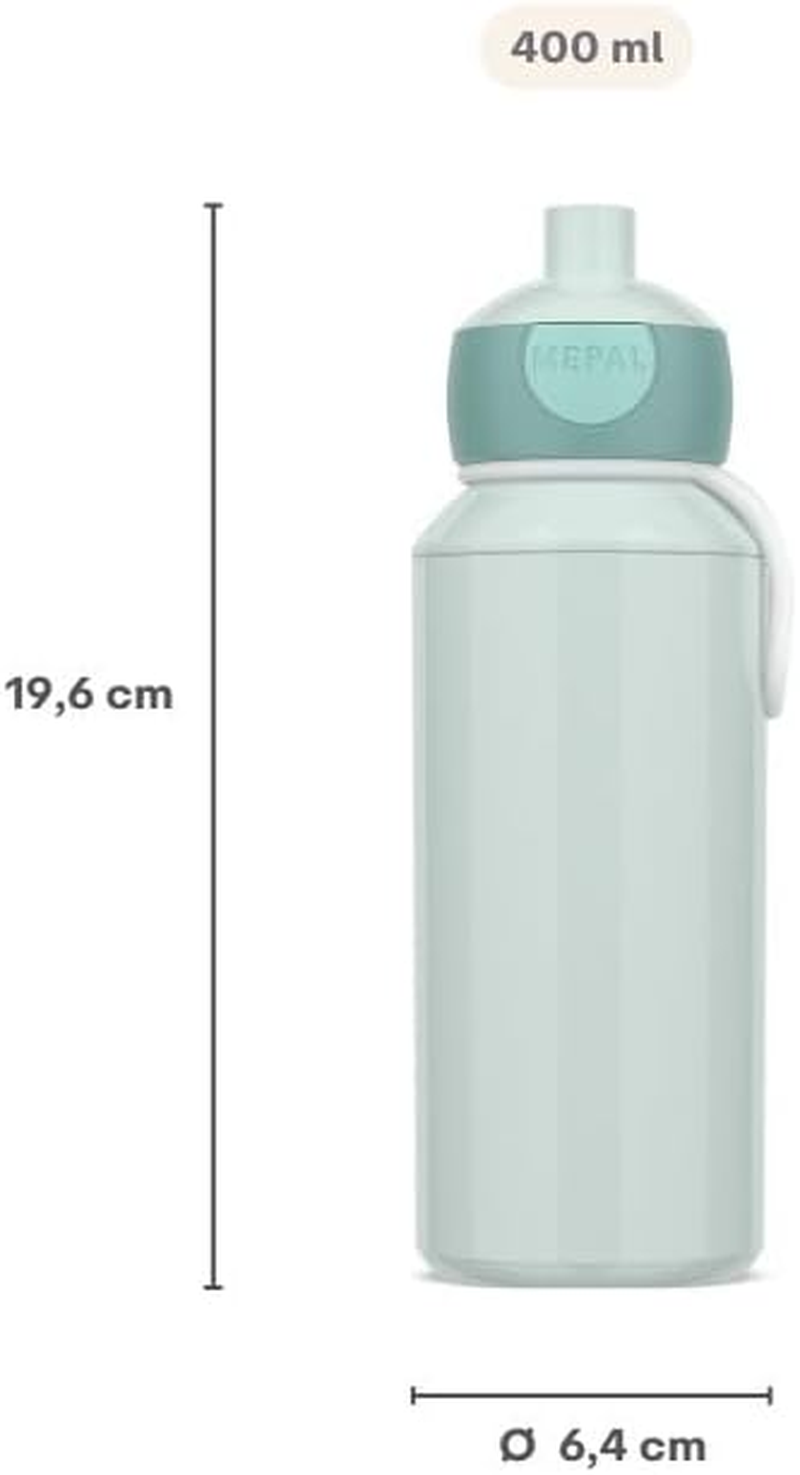 Mepal - Pop-Up Campus Water Bottle - Water Bottle - Leak-Proof Bottle for School - Reusable - BPA Free & Dishwasher Safe - 400 Ml - Cars - Avengers image number 7