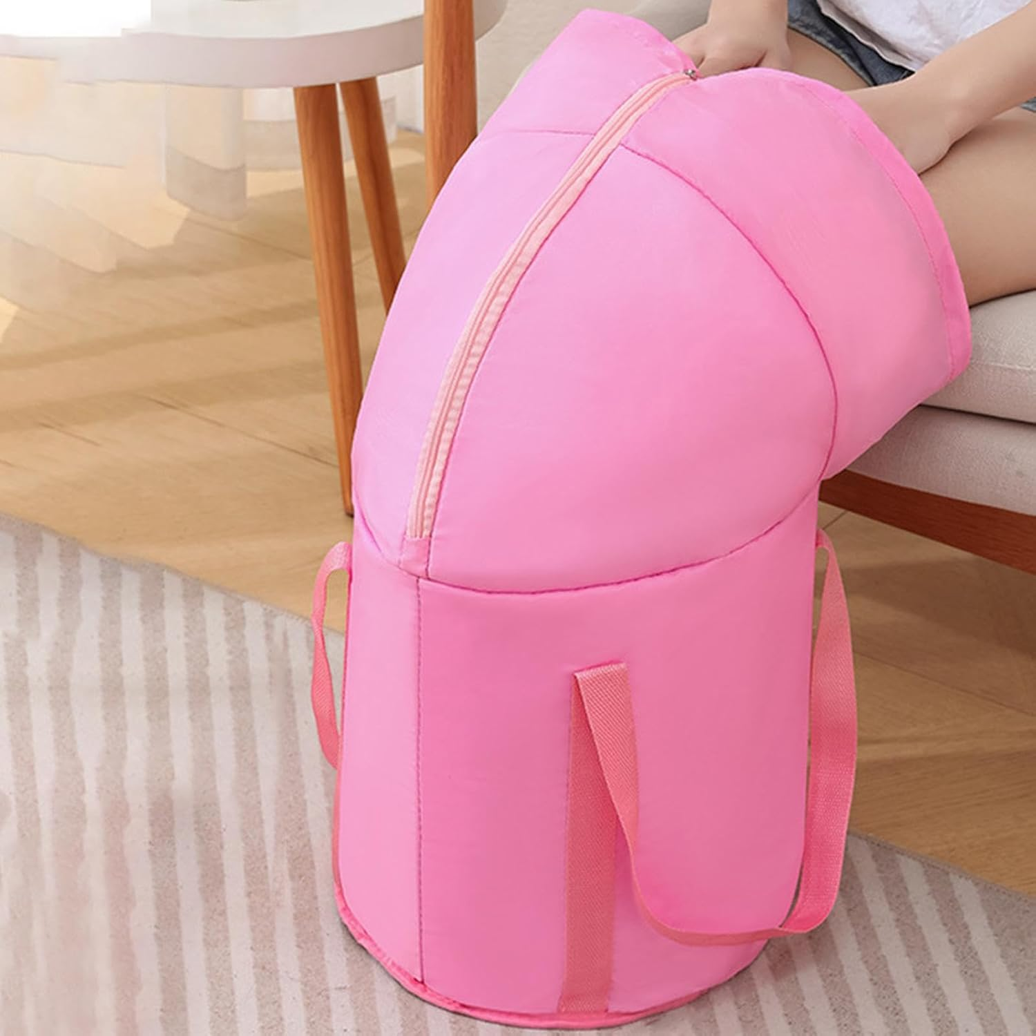 Foldable Bucket for Soaking Feet - Foldable Feet Bath Basin Bucket,Foldable Foot Bath Basin for Store Groceries, Dishes, Dragging Water image number 5