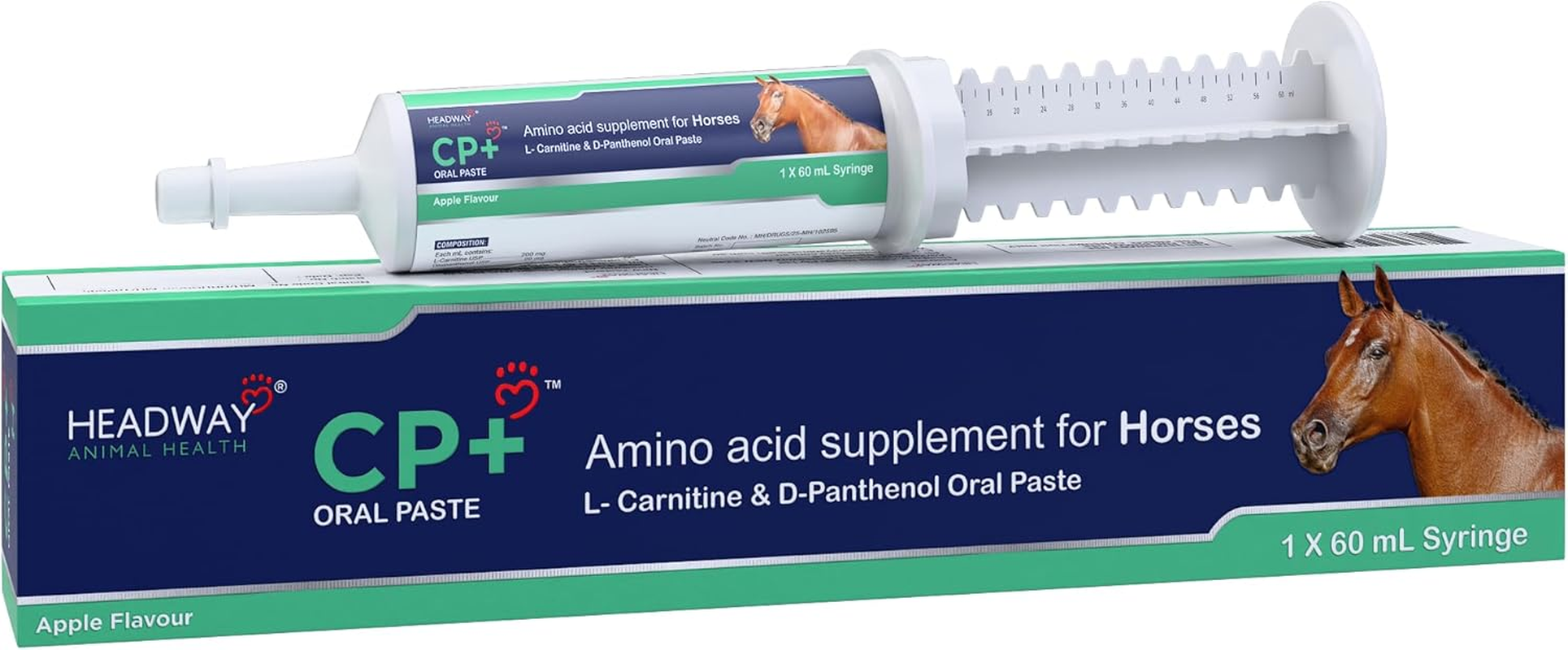 CP+ Amino Acid Oral Paste for Horses 60 Ml, L-Carnitine & D-Panthenol Oral Paste image number 4