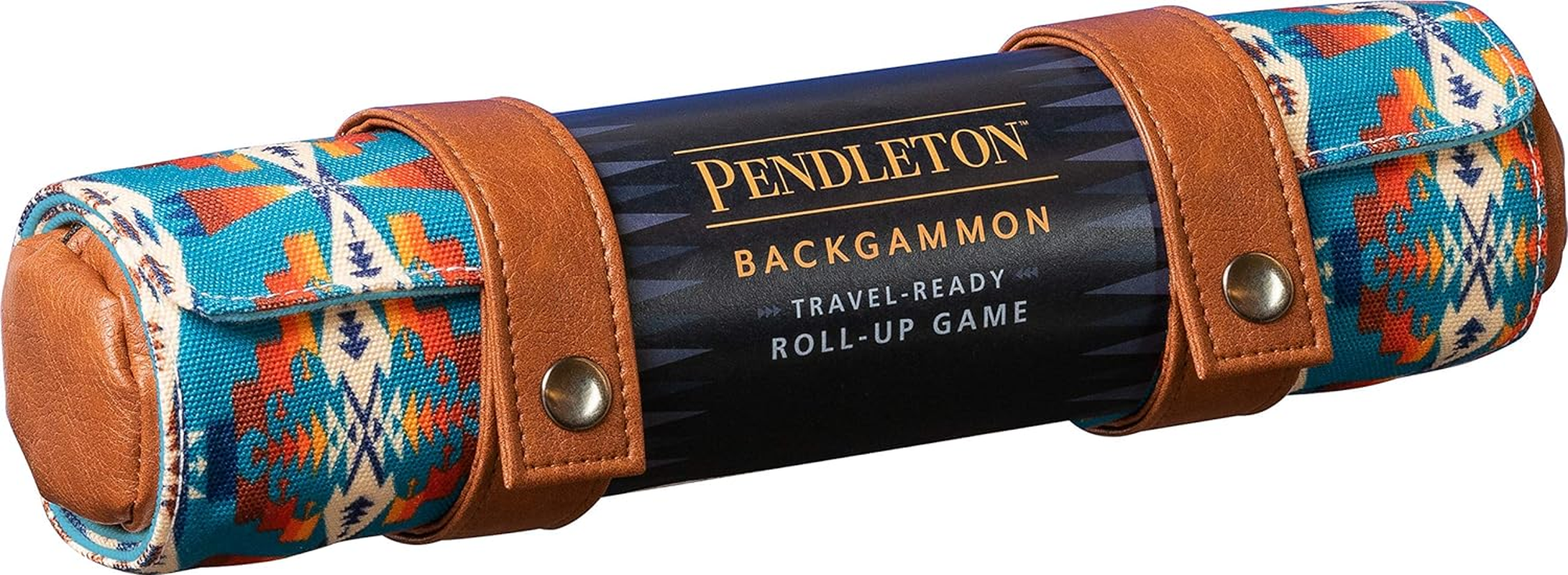 Chronicle Books Abrams & CHR2576 Pendleton Backgammon: Travel-Ready Roll-Up Game image number 3