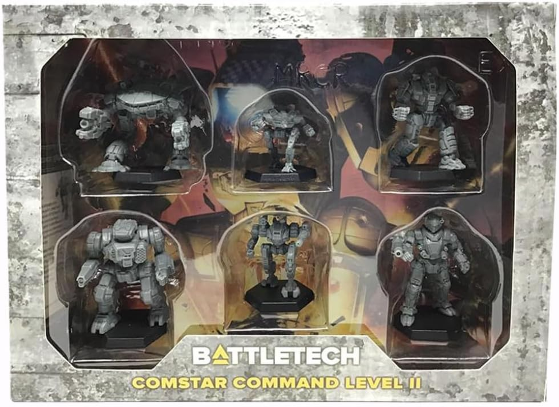 PSI Battletech Comstar Command Level Unpainted Miniature Toys image number 4