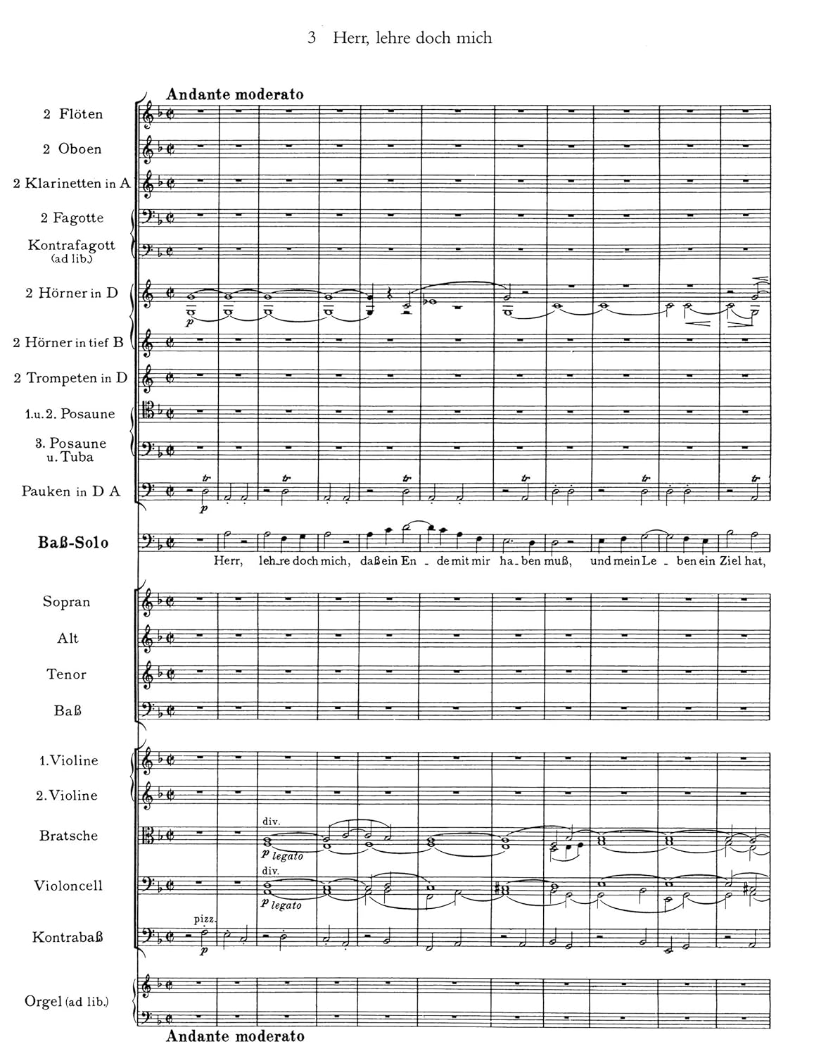 German Requiem in Full Score image number 3
