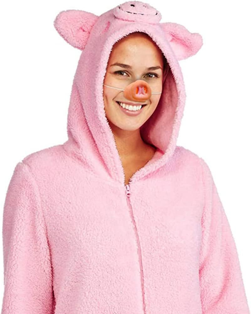 Pig Nose Hog Snout Latex Free Kids Piggy Role Play Halloween Costume for Children Adult image number 2