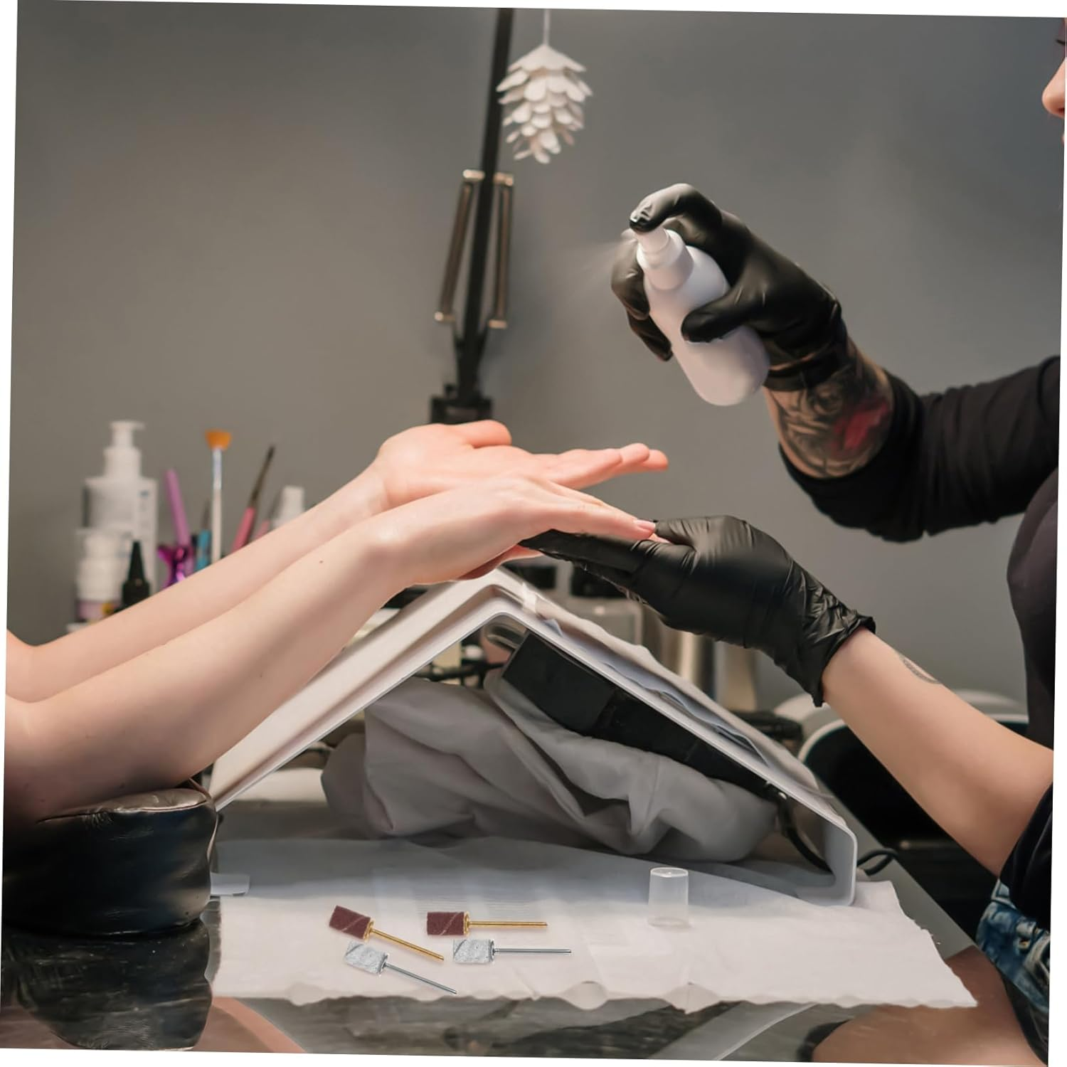 DONFAMDS Nail Sanding Bands for Manicure Kit Nail Drill Machine Art Polishing Tools image number 1