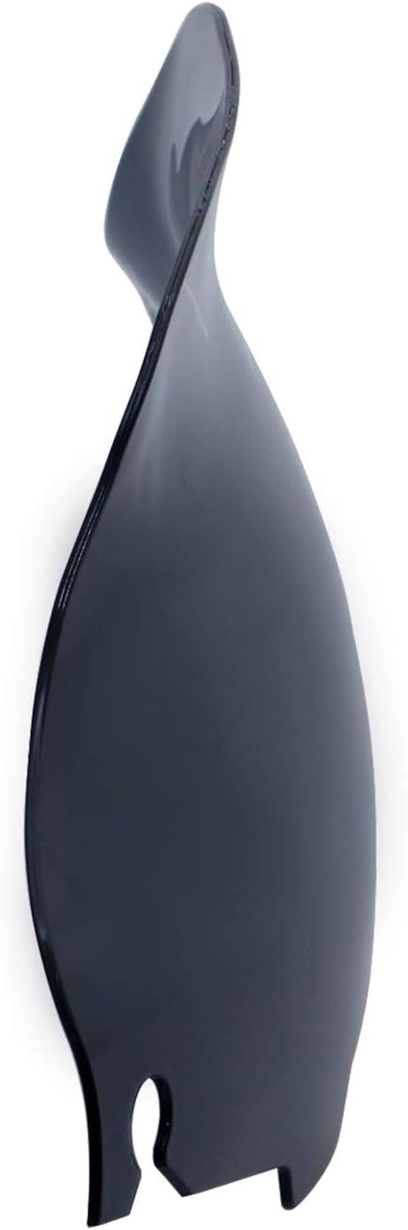 Black 8'' Wave Windshield Windscreen for 1996-2013 Harley Touring Electra Glide Street Glide 1996-2013 image number 3