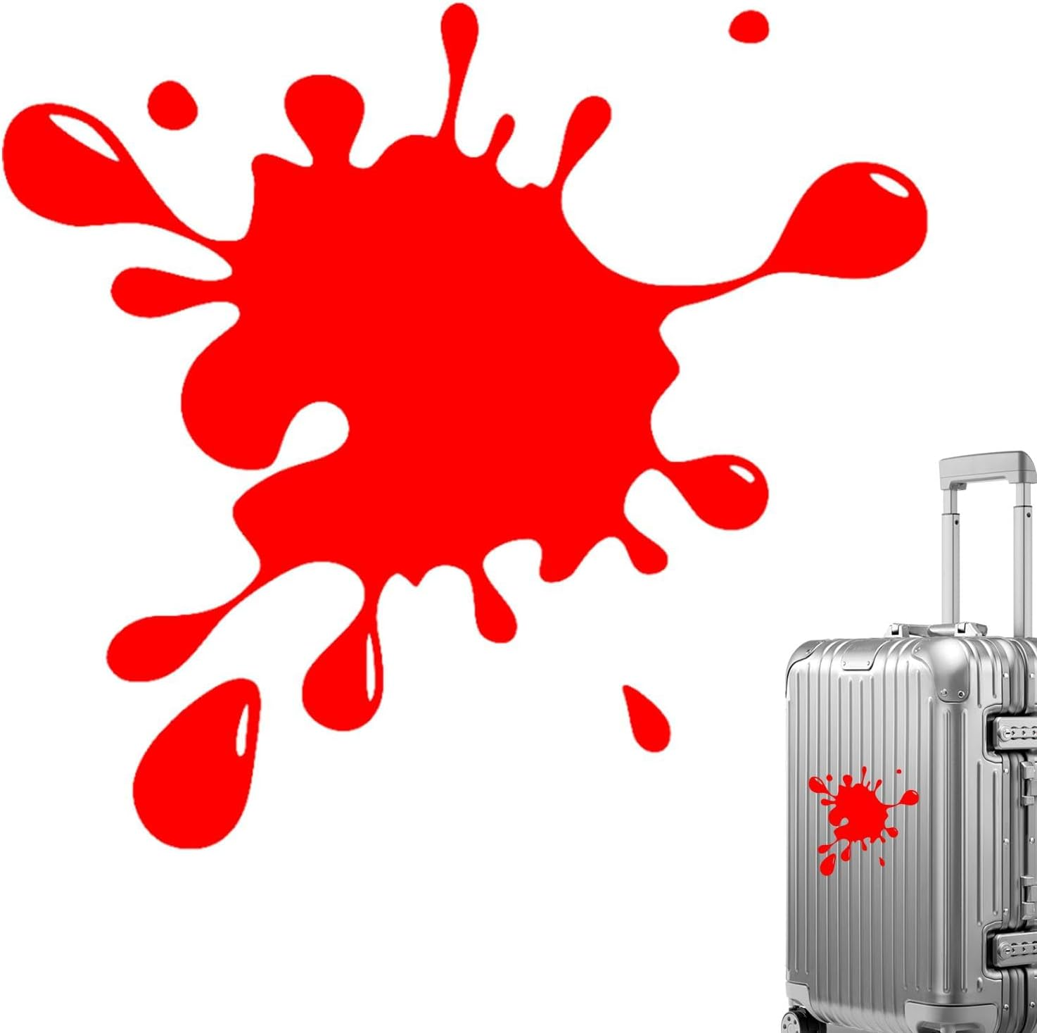 Paint Splatter Car Sticker | Funny Window Sticker - Reflective Car Window Sticker, Automotive Car Decals, Waterproof & Warning Decal for Trucks, Kitchen