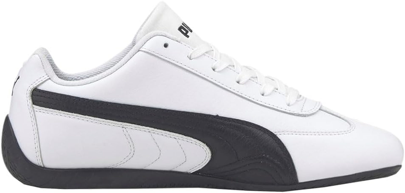 PUMA Mens Speedcat Shield Lace up Sneakers Casual Shoes Casual - White image number 2