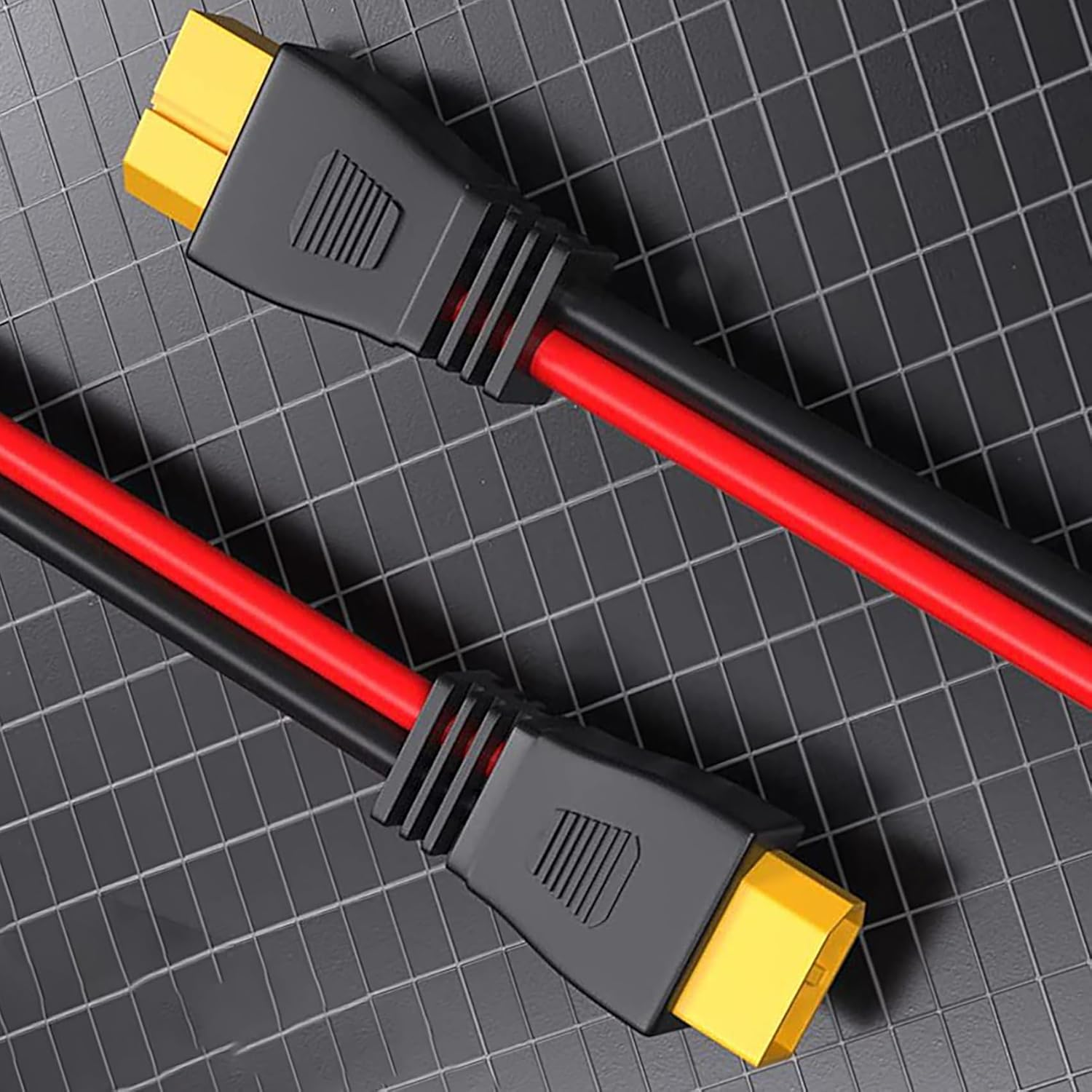 Tunghey XT60 Extension Cable,Xt60 Male to Female Adapter Connector 12AWG for RC Battery Solar Portable Power Power Station and Solar Panel (3M) image number 3