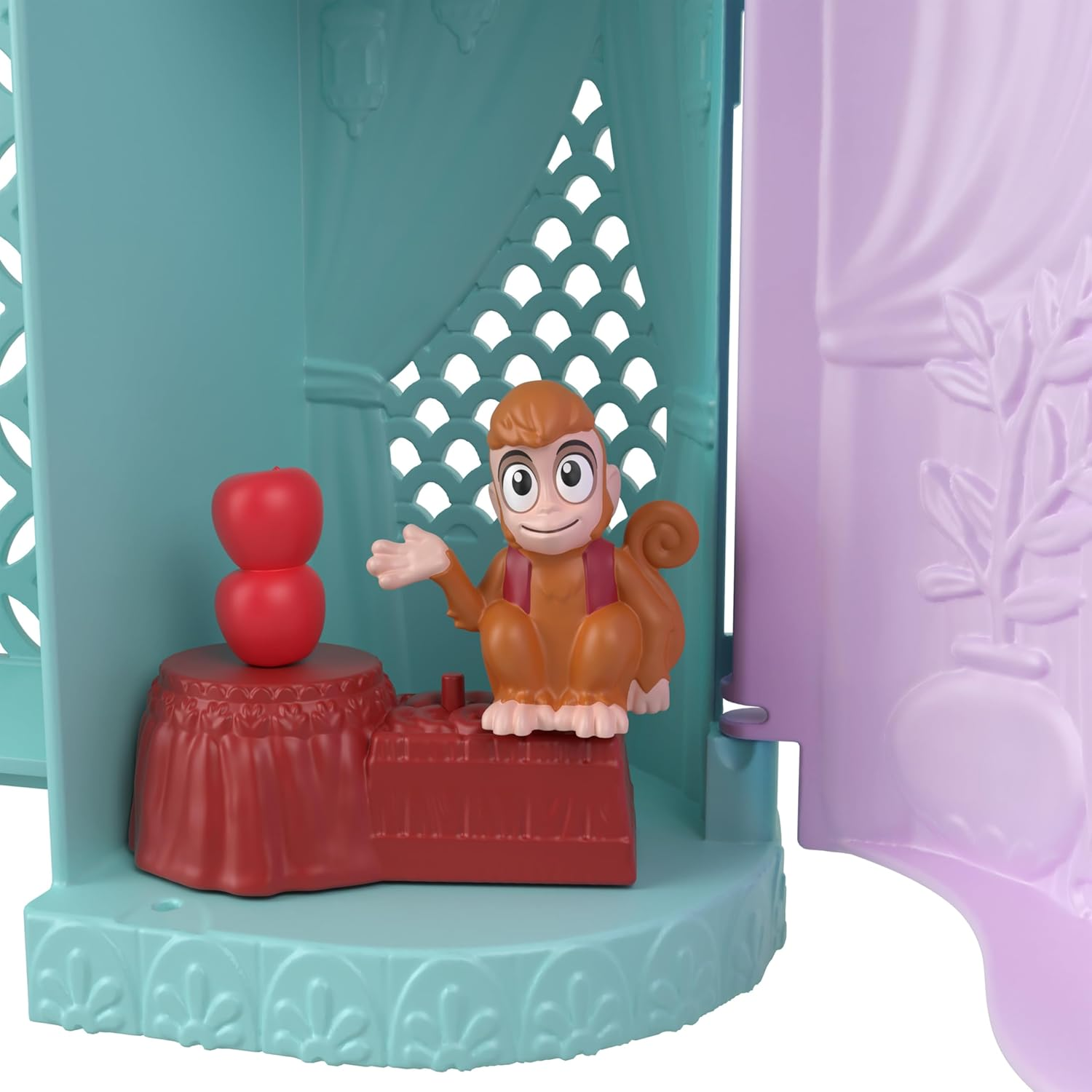 Disney Princess Jasmine'S Stacking Castle Dollhouse Playset with Small Doll, 2 Friends and 8 Pieces, Inspired by Disney Movie Aladdin, JDP56, [Multi-Colour] image number 2