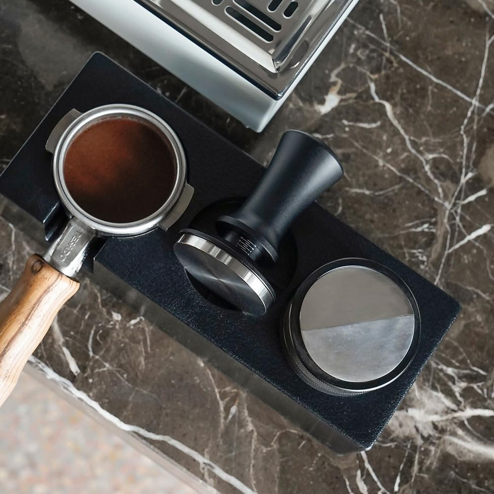 Watchget 58Mm Espresso Coffee Tamper, Spring Loaded Tamper Stainless Steel Barista Espresso Tamper Calibrated Espresso Hand Tamper with Scale Coffee Espresso Accessories for 58Mm Portafilter image number 6