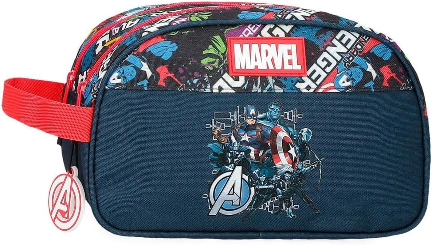 Joumma Marvel Avengers Legendary Adaptable Toiletry Bag Blue 26X16X11Cm Polyester L, Blue, Adaptable Toiletry Bag, Blue, Adaptable Toiletry Bag image number 2