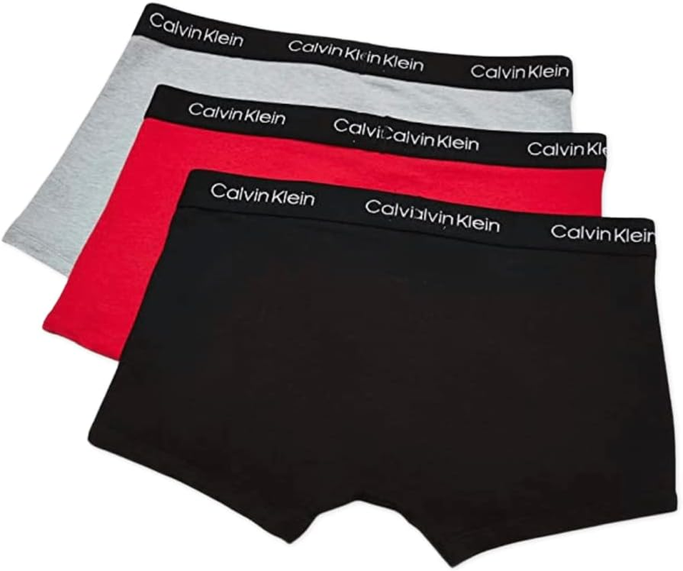 Calvin Klein Men'S Underwear Cotton Stretch Trunk Men Underwears 3 Pack