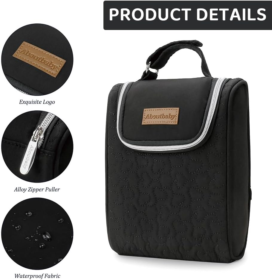 Breastmilk Cooler Bag with Ice Pack &ndash; Insulated Baby Bottle Bag &ndash; Leak-Proof Double Layer Bottle Tot &ndash; Portable Milk Storage Bag for Nursing Moms, Daycare, Travel image number 1