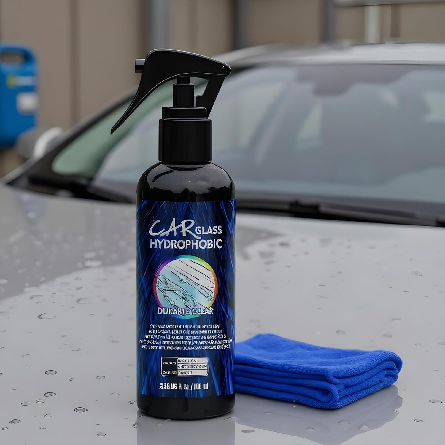 Erconsso Car Glass Oil Film Remover - 100Ml Waterproof Car Windshield Cleaner,Automotive Polish for Tire Marine RV Truck Furniture Garage Interior Exterior Motorcycle image number 4