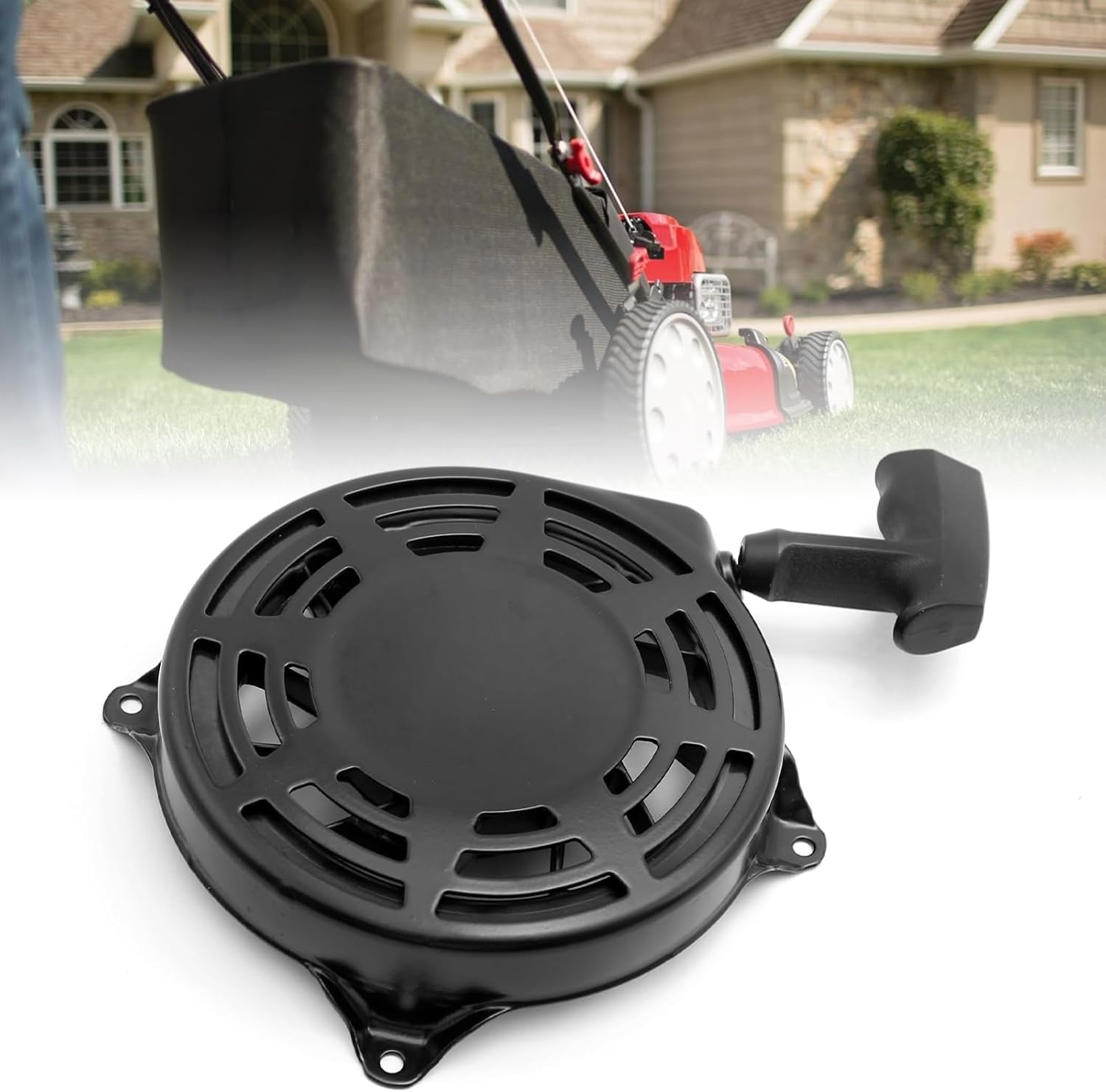 497680 Rewind Starter, Recoil Starter, Replacement for Brigs-Straton 497680 6.75 Motor Oregon 31-068, Rotary 12368 image number 4