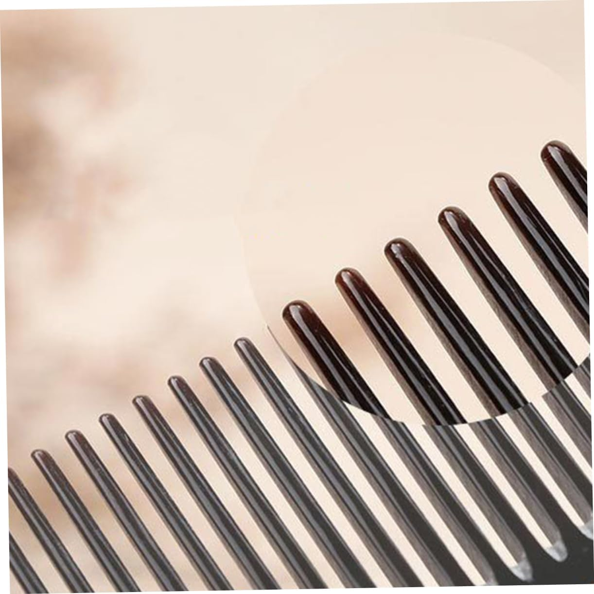 MUSISALY Sandalwood Brush Horn Comb Non-Static Static Comb Hairdressing Tool Natural Hair Accessory image number 1