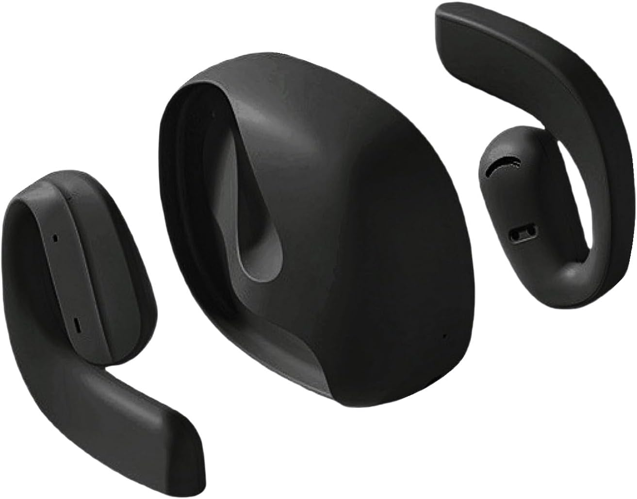 ND NEXT DESTINATION Wireless Bluetooth Headphones, Hybrid Headphones with Microphone and Hifi Stereo Sound, Wireless Over-Ear Headphones, Noise Cancelling, Red (Black) image number 3