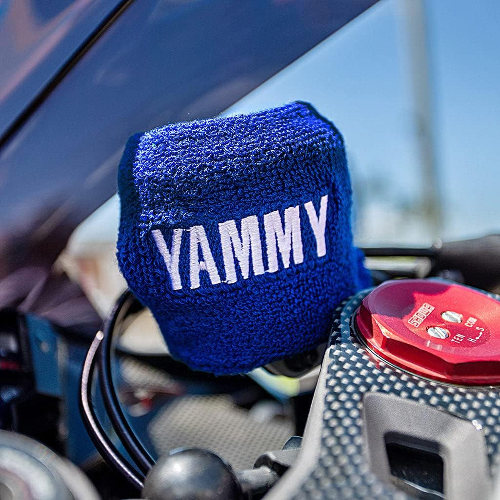 Brake Fluid Reservoir Cover Sock for Motorcycles, Sporbikes and Gifts by Moto Loot (Yammy) image number 1