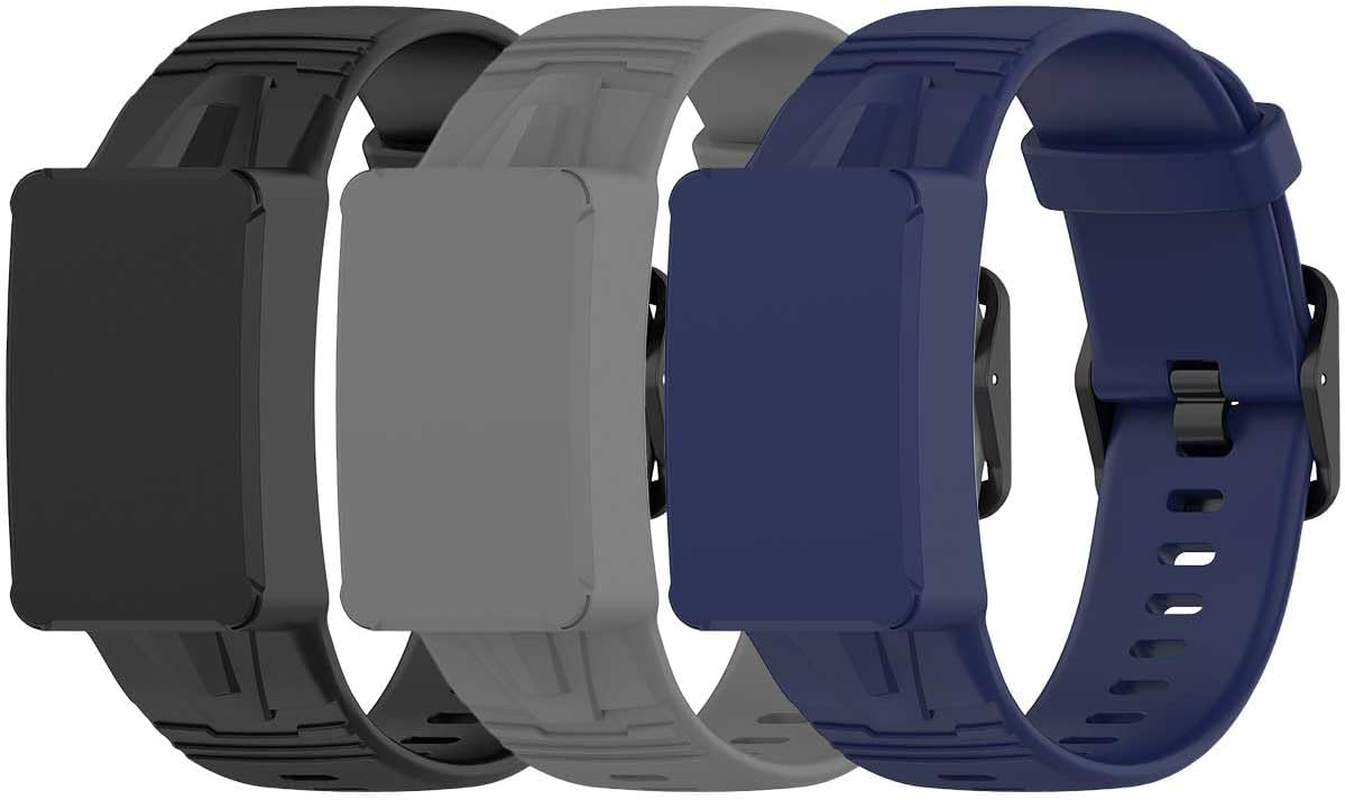 T Tersely 3Pack Adjustable Watch Bands Compatible with WHOOP 5.0/4.0/3.0, Soft and Durability Silicone Waterproof Whoop Straps for Enhanced Performance