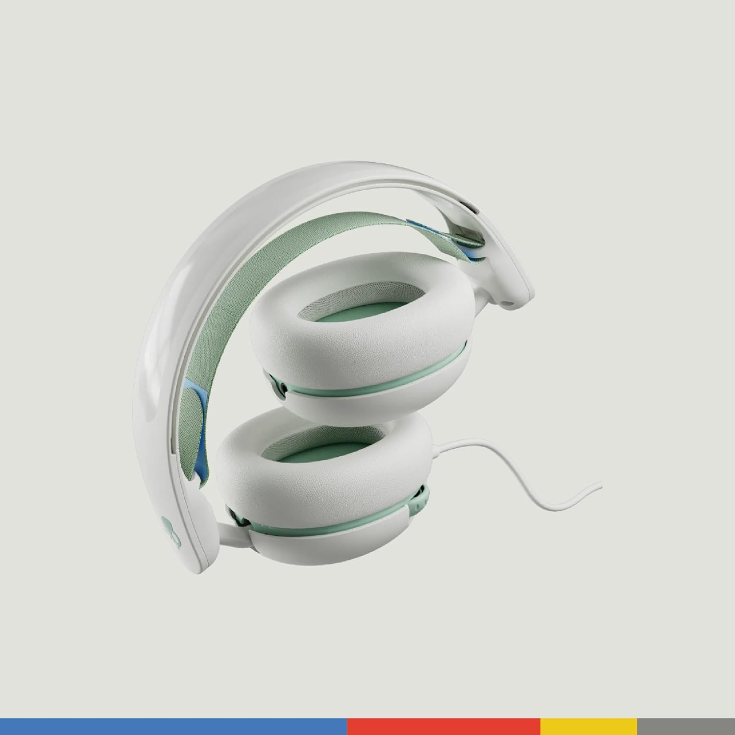 Skullcandy Grom Over-Ear Wired Headphones for Kids, Bone Seafoam image number 1