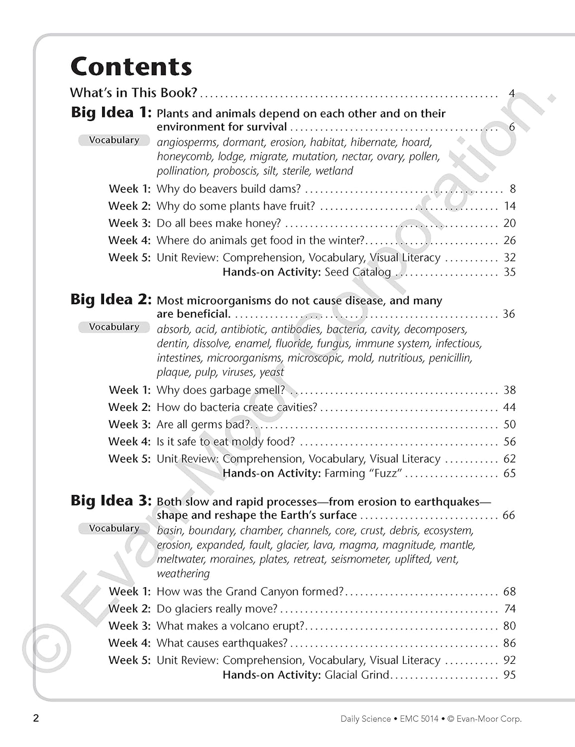 Evan-Moor Daily Science, Grade 4 Homeschooling & Classroom Resource Workbook, Printable Worksheets, Teaching Edition, Earth, Life, and Physical Science, Vocabulary, Test Prep, Hands-On Projects image number 3