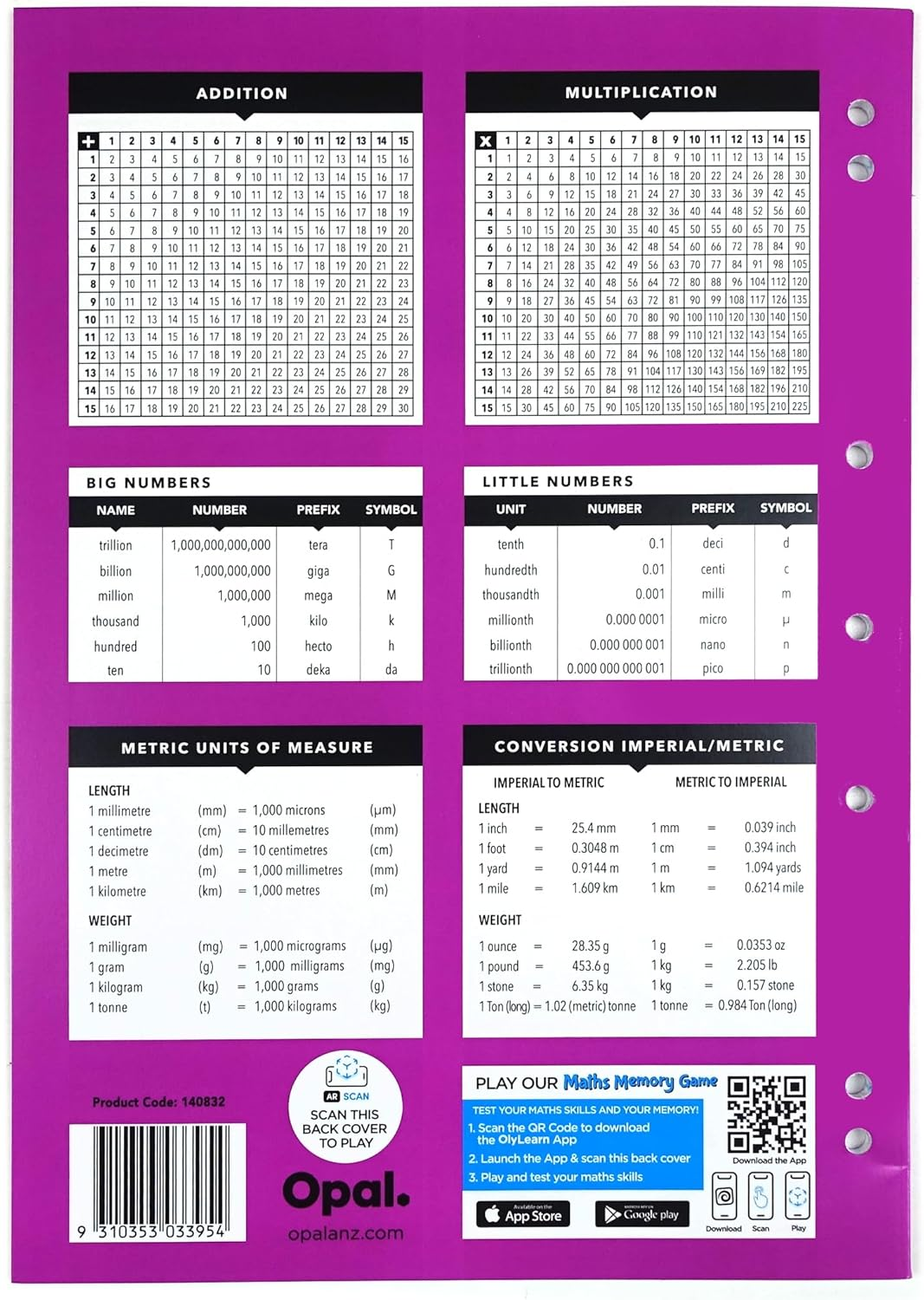 Olympic, Binder Book A4, 96 Pages, 8Mm Ruled with Red Margin, Durable Cardboard Cover image number 2