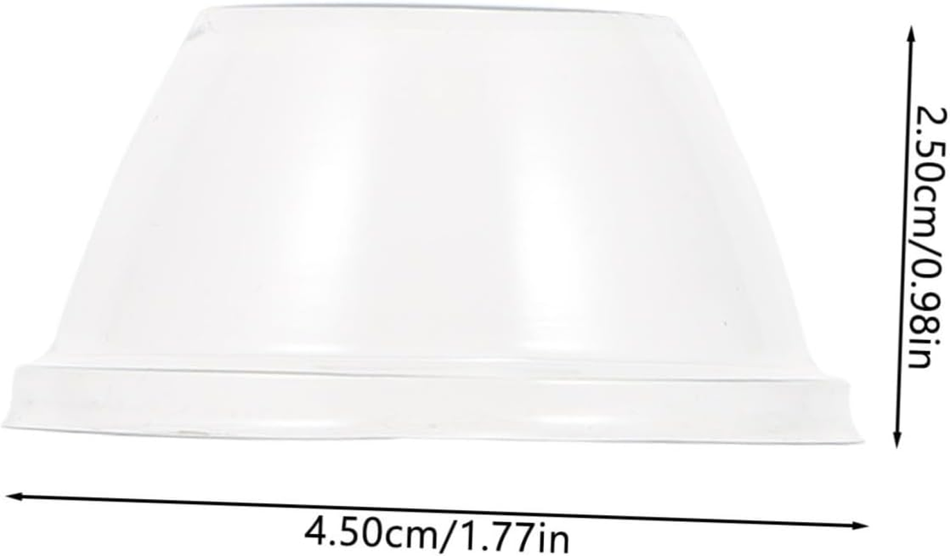 BEBEMOKO Moisture Retaining Plant Covers 50 Pack Transparent Planting Lids for Indoor Garden Hydroponic Supplies image number 3