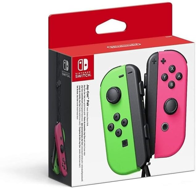 Nintendo Switch Joy-Con Controller Pair [Neon Green/Neon Pink] image number 6