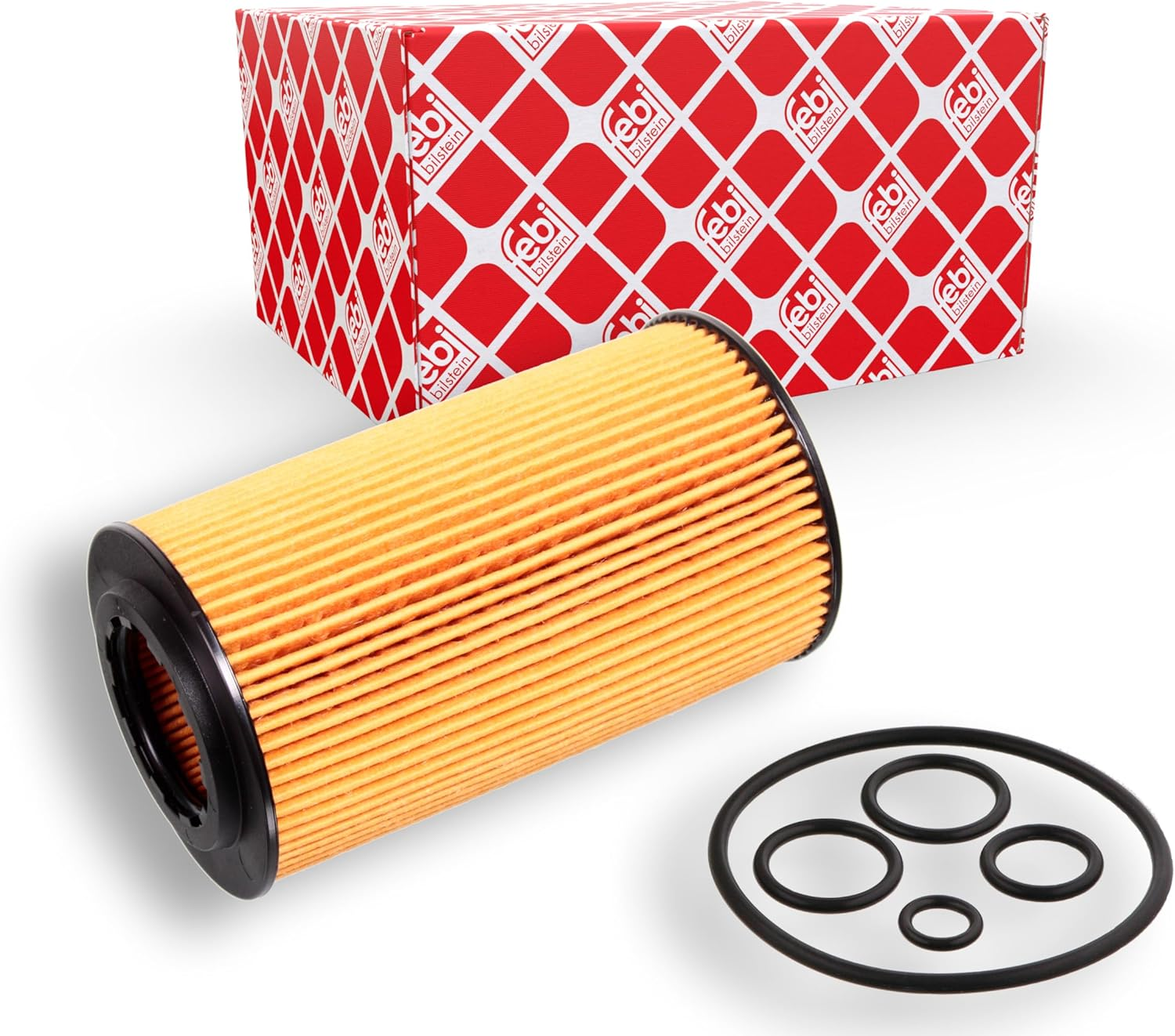 Febi Bilstein 32910 Oil Filter with Seal Rings, Pack of One