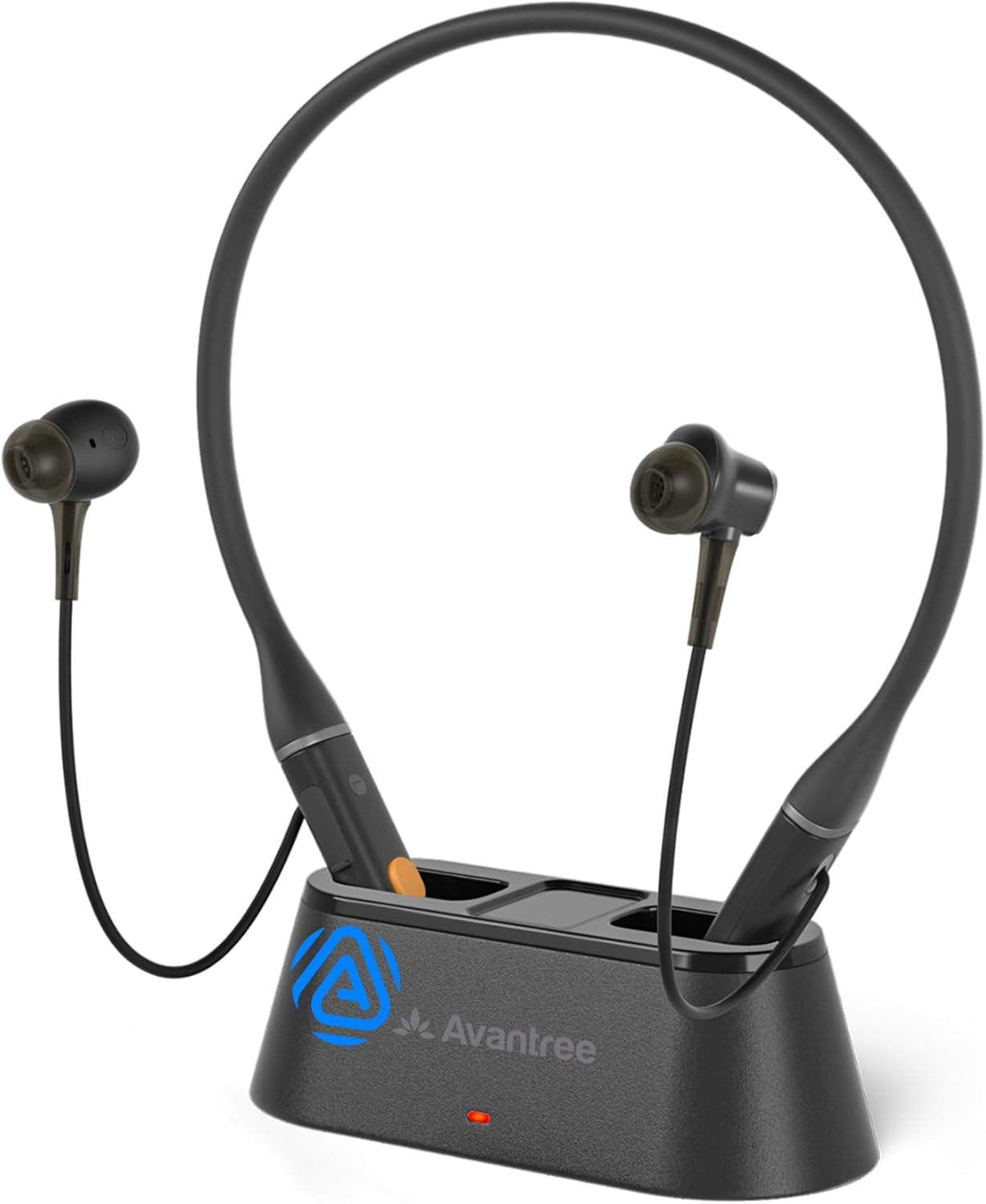 Avantree Loop Dock &ndash; Auracast Wireless Earbuds for TV, Bluetooth Neckband Headphones with Drop-In Charging Dock, Low-Latency Audio, 3 EQ Modes with Voice Clear, Senior-Friendly Lightweight Design image number 6