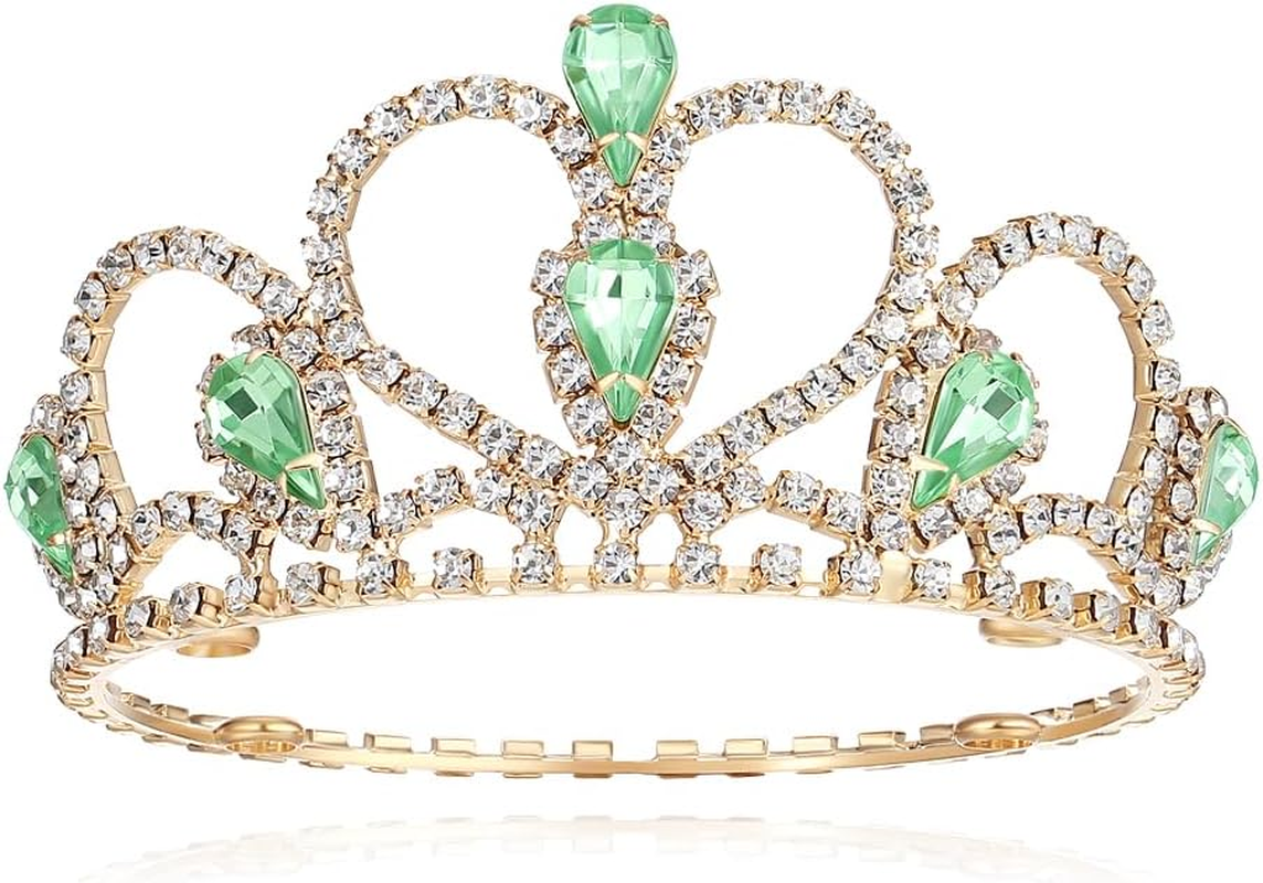 Lovelyshop Pet Series Pink Gem Rhinestone Dog/Cat Tiara Crown for Costume Hair Accessories -Medium Size